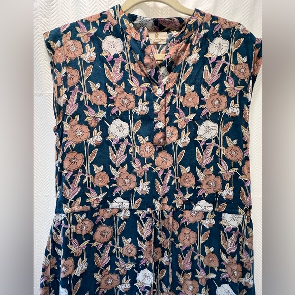 Perry Walker Tanya Maxi Dress Peacock Floral - Picture 9 of 9